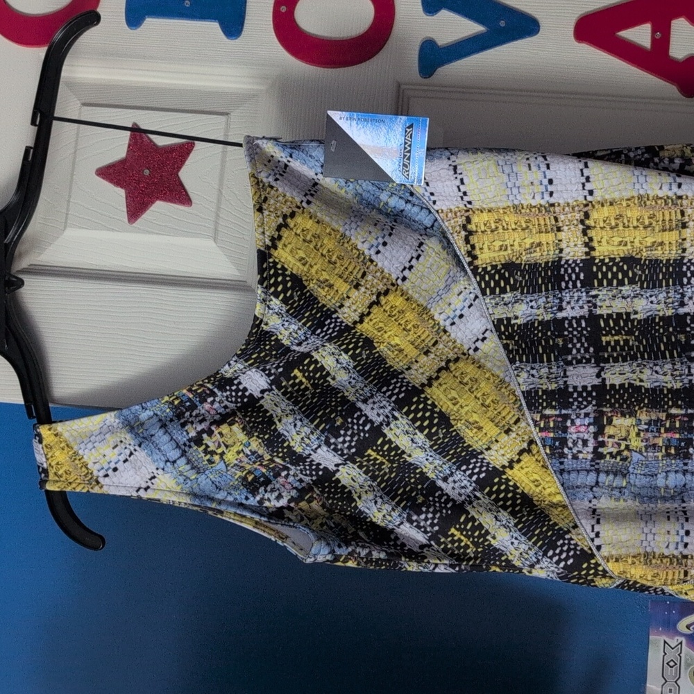 Stylish Plaid Sleeveless Dress Project Runway - Picture 2 of 5